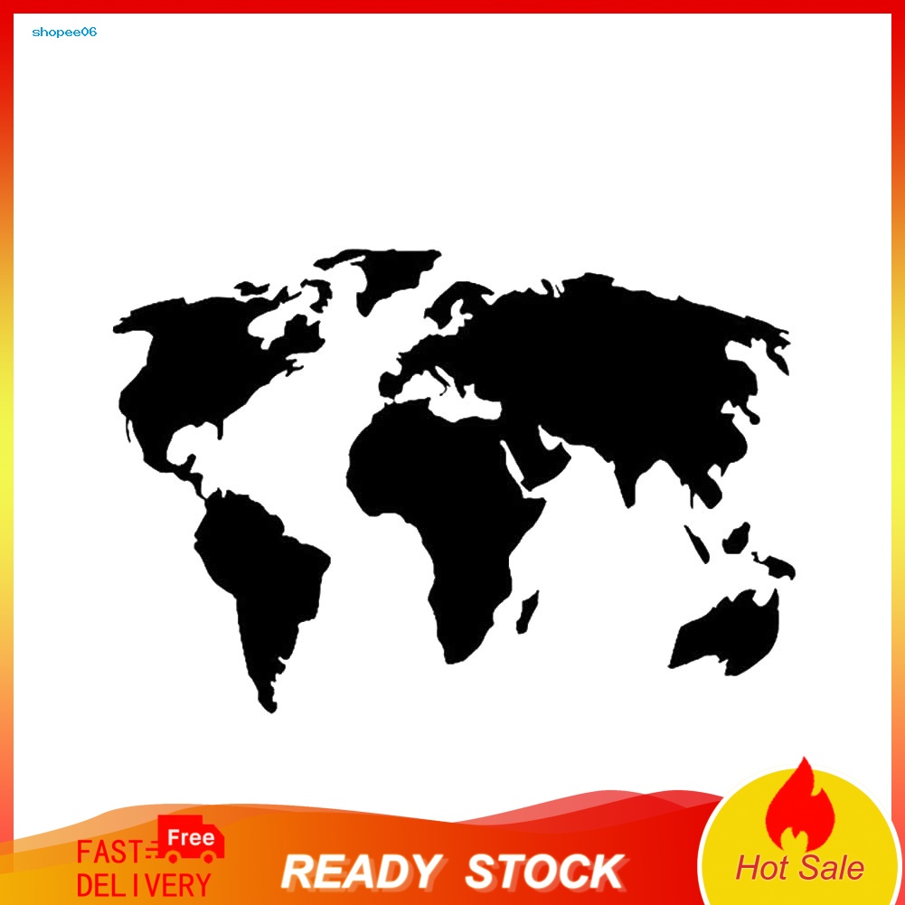 Setn สติกเกอร์สะท้อนแสง ลายแผนที่โลก สําหรับตกแต่งรถยนต์ รถบรรทุก SUV