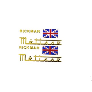 สติกเกอร์สะท้อนแสง 3M คุณภาพสูง สําหรับติดตกแต่งรถมอเตอร์ไซค์ Rickman Metisse tank