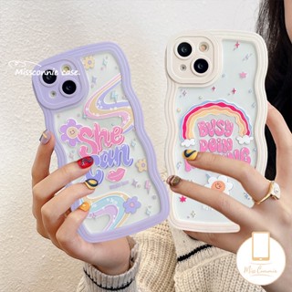 เคสโทรศัพท์มือถือนิ่ม ขอบหยัก ลายตัวอักษรภาษาอังกฤษ สีรุ้ง สําหรับ Infinix Smart 6 Plus 5 4 Hot 9 8 11 10T 10 Play 12 Pro Hot 10s 11s 12i 20 11s NFC 10Lite 20s Note 8 12 G96 10Pro 12Pro 12 2023