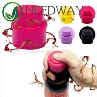 Needway จุกปิดฝาเครื่องดื่ม โซดา แบบเป่าลม สุญญากาศ