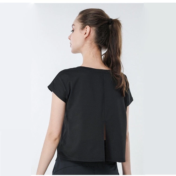 เสื้อยืดแขนสั้นผ้าตาข่ายทรงหลวมสำหรับผู้หญิง thumbnail 10