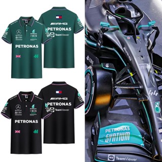 เสื้อโปโลแขนสั้น ลาย Mercedes Benz Williams Fleet F1 แฟชั่นฤดูร้อน คุณภาพสูง