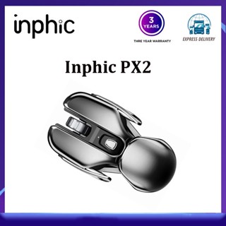 Inphic PX2 เมาส์ไร้สาย แบบชาร์จ เสียงเงียบ ออกแบบดี สําหรับแล็ปท็อป เดสก์ท็อป