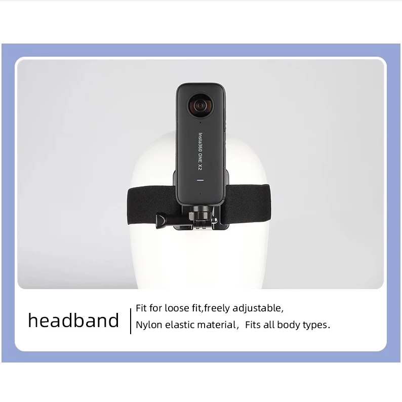 อุปกรณ์เสริมชุดสําหรับ insta360 X5/X4/3/X2/GOPRO Hero13/12/11/10/9/8/ACTION 5PRO/4/3 คลิปกระเป๋าเป้สะพายหลัง Quick Release Head Mount สายรัดข้อมือ สายรัดหน้าอก thumbnail 5