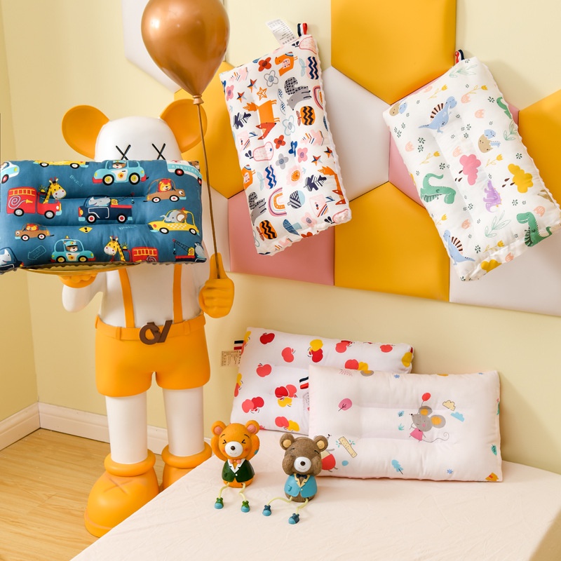 พร้อมส่ง👶หมอนเด็ก สามารถช่วยให้เด็กนอนหลับ ผ้าฝ้าย หลับให้สบายนะ 50x30cm