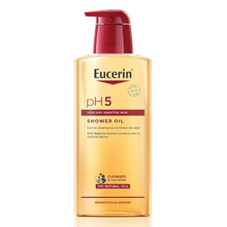 Eucerin ยูเซอริน พีเอช5 เวรี่ ดราย เซ็นซิทีฟ สกิน ชาวเวอร์ ออยล์ 400 มล. สำหรับผิวกายแห้งมาก