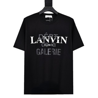 เสื้อยืดแขนสั้นลําลอง คอกลม พิมพ์ลายโลโก้ตัวอักษร Gallery Det สําหรับผู้ชาย และผู้หญิง