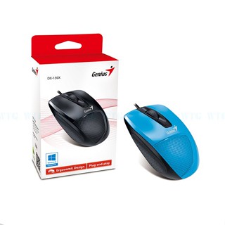 Mouse Genius DX-150X Optical ฺColor Black,Red,Blue สีดำ แดง ฟ้า เมาส์ออฟติคัล