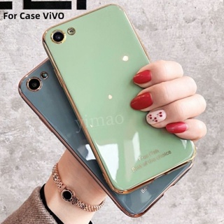 เคสซิลิโคน TPU แบบนิ่ม ชุบไฟฟ้า ป้องกันเลนส์กล้อง 6D สําหรับ Vivo 1808 1812 1803 1819 1713 1609 1611 1820 1940 1904 1903 1902 1906 1916 1920