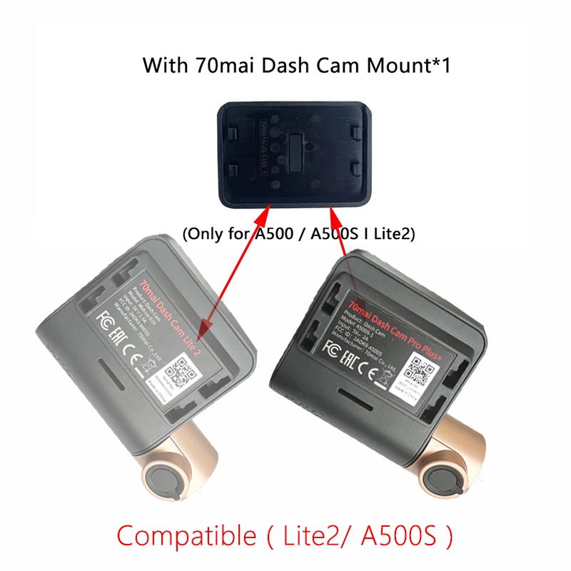 เมาท์ขาตั้งกล้อง สําหรับ 70mai A200 Dash Cam Pro Plus+ A500S 70mai Lite2 Mount for 70 mai A500 A200