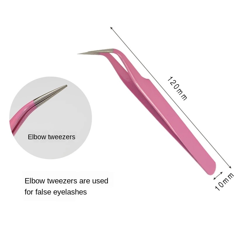 แหนบต่อขนตาสแตนเลส – เคล็ดลับตรงและโค้งเครื่องมือแต่งหน้ามืออาชีพ - รูปที่ 4