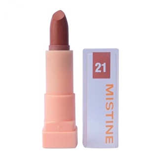 Mistine มิสทิน พริตตี้ มี เซมิ แมทท์ มินิ ลิปสติก 1.55ก. #21 นู้ด