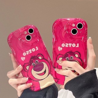 เคสมือถือ แบบนิ่ม ลายการ์ตูนหมีสตรอเบอร์รี่ ขอบโค้ง กันกระแทก สําหรับ OPPO Reno8T Reno8 Reno7pro reno6 7z Reno5 Reno17 A53 A9 2020 4Z 5G F11 A31 A3S A78 A77