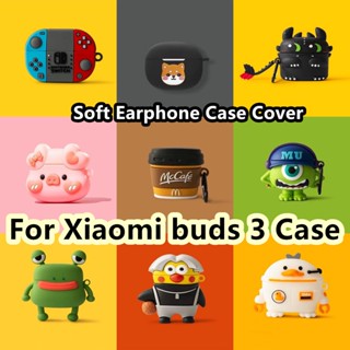 พร้อมส่ง! เคสหูฟัง แบบนิ่ม ลายการ์ตูนเสือ Staghorn สําหรับ Xiaomi Buds 3 Xiaomi Buds 3