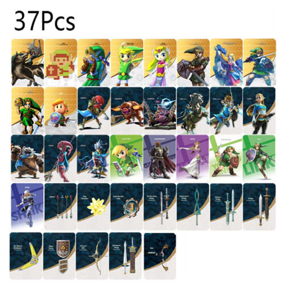 37PCS Zelda Tears of the Kingdom Amiibo NFC Tag Cards For Switch Game Card