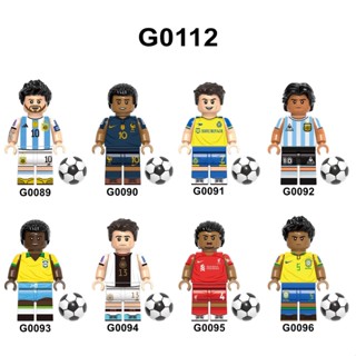 G0112 บล็อคตัวต่อ รูปนักฟุตบอล World Cup ของเล่นสําหรับเด็ก