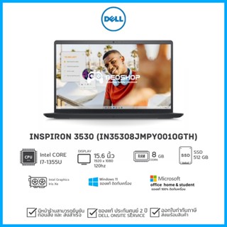 [วันที่16-17โค้ด 10DDXSEPW2] Dell Notebook Inspiron 3530 (IN35308JMPY001OGTH)