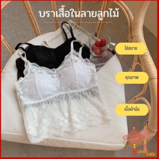 GZmarket ปลีก/ส่ง เสื้อชั้นในสตรี บราไร้โครง แฟชั่น ฟองน้ำในตัว ไม่มีโครงเหล็ก