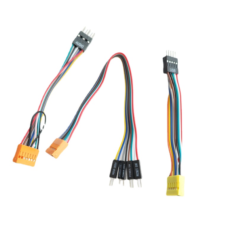 11pin 9Pin USB 13Pin เสียง 8pin HDD LED รีเซ็ต SW สายสวิทช์สําหรับ Lenovo เมนบอร์ดเชื่อมต่อสามัญ ATX คอมพิวเตอร์กรณี