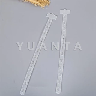 Yuanta แถบพลาสติกสําหรับแขวนขนมขบเคี้ยว 1.3 MM 12 ตะขอ Supermarket hook