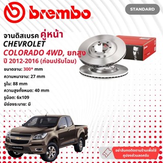 ☢ brembo Official☢ จานดิสเบรค หน้า 1 คู่ 2 จาน 09 C244 10 CH…