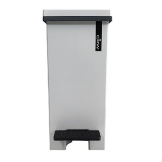 shophome468-DKW ถังขยะขาเหยียบ 20 ลิตร 22.5x39x48ซม. รุ่น SAAN 2610I-WH สีเทาอ่อน รับประกันของเเท้