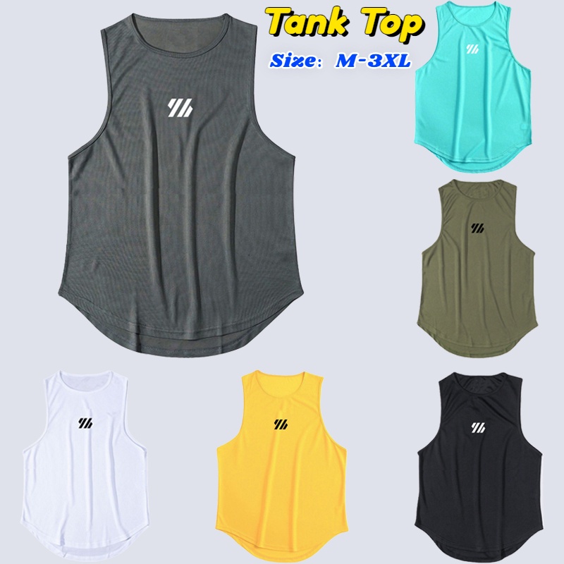 เสื้อกล้าม ทรงหลวม แบบแห้งเร็ว สําหรับผู้ชาย