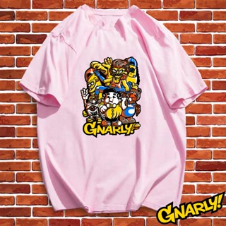 【เสื้อยืดใหม่】GNARLY t shirt cotton Unisex asia size high quality3