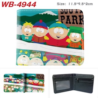 กระเป๋าสตางค์ หนัง PU ใบสั้น ลายการ์ตูน South Park ขนาดเล็ก เหมาะกับของขวัญ สําหรับเด็ก