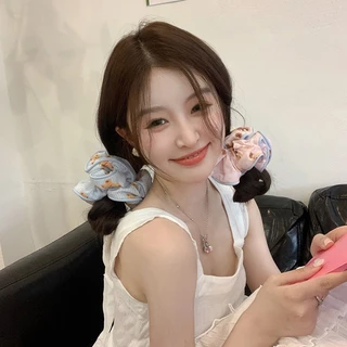 ยางรัดผม รูปหมีน่ารัก ขนาดใหญ่ เครื่องประดับผมหางม้า สําหรับเด็กผู้หญิง