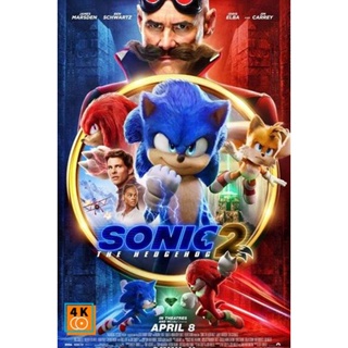 หนัง DVD ออก ใหม่ Sonic the Hedgehog 2 (2022) โซนิค เดอะ เฮดจ์ฮ็อก 2 (เสียง ไทย/อังกฤษ | ซับ ไทย/อังกฤษ) DVD ดีวีดี หนัง