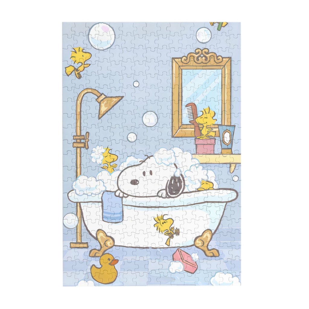จิ๊กซอว์ไม้ ลายการ์ตูน Snoopy ขนาดใหญ่ เหมาะกับของขวัญ สําหรับเด็กผู้ชาย และผู้หญิง 300 ชิ้น