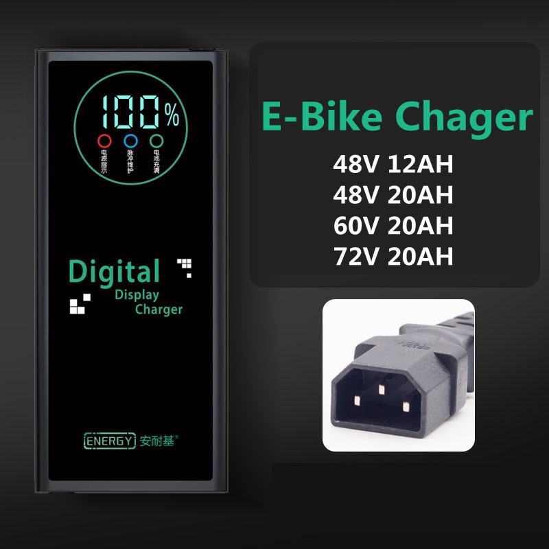 48V 12AH 48V 20AH 60V 20AH 72V 20AH  6 แสง ที่ชาร์จรถไฟฟ้า ที่ชาร์จแบต เครื่องชาร์จ จักรยานไฟฟ้า รถจ