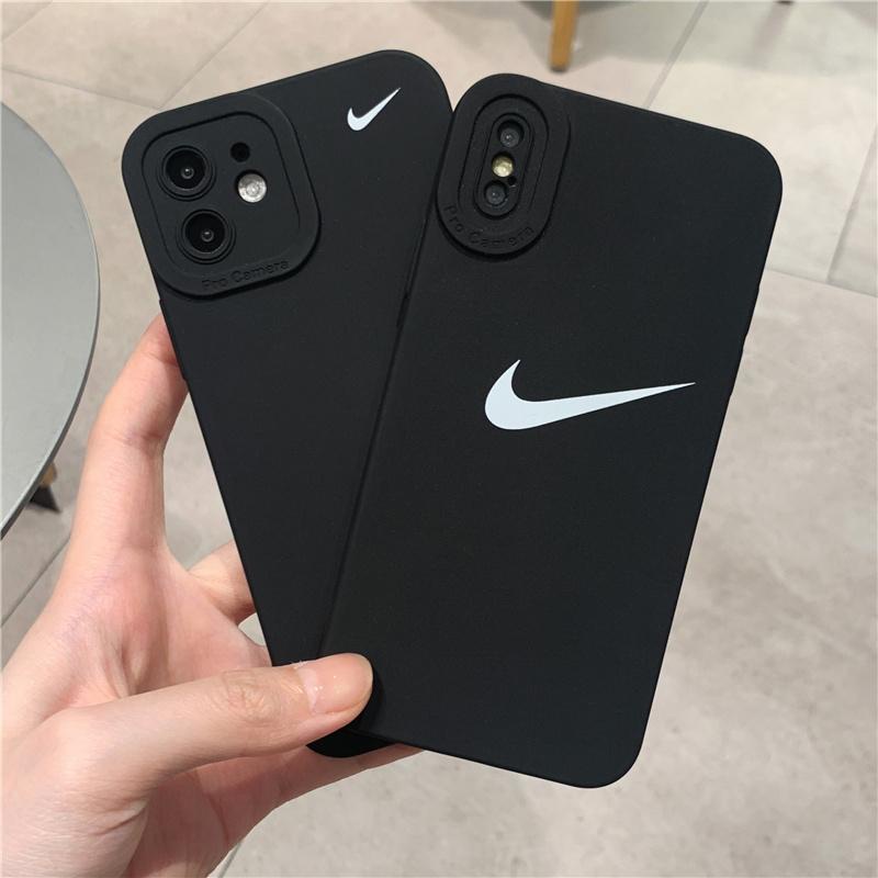 เคสโทรศัพท์มือถือแบบนิ่ม TPU กันกระแทก ลายการ์ตูน Ni ke สําหรับ IPhone 13 14 12 11 PRO Max Xs Max XR 7 8 Plus