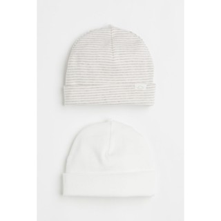 H&amp;M  Girl 2-pack cotton hats 0930385_1