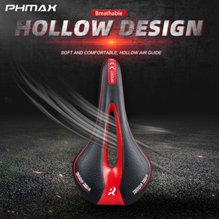 Phmax เบาะรองนั่ง หนัง PU กันน้ํา กันกระแทก สําหรับรถจักรยาน MTB