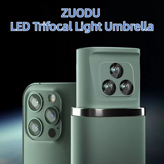 Zuodu ร่มกันฝนอัตโนมัติ ขนาดใหญ่ พับได้ ระดับไฮเอนด์ สําหรับผู้ชาย และผู้หญิง ฝนตกหรือแดดออกพายุฝน LED ร่มไฟ USB ชาร์จร่มป้องกันรังสียูวีแบบพกพาขนาดเล็กร่มกันแดดที่ทนทานน้ําหนักเบา ของขวัญ แฟน