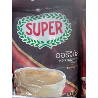 กาแฟซุปเปอร์ 3in 1 ออริจินี่ หอมมมมม ไซส์ 20g*100ซอง Super Coffee 3 in 1 Original, fragrant, size 20g*100 sachets