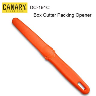 มีด มีดตัดกล่องลูกฟูกพร้อมปลอกมีด CANARY DC-191C