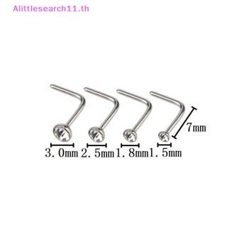 Alittlesearch11 ชุดแหวนจมูก สเตนเลส 18 กรัม 20 กรัม 1 ชุด