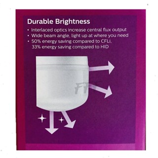 อุปกรณ์ไฟฟ้า [PHILIPS] หลอดไฟ หลอดแอลอีดี PHILIPS LED bulb ขนาด 40W Durable Brightness รุ่น TrueForce Core Gen3 E27