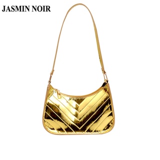 Jasmin NOIR กระเป๋าถือ กระเป๋าสะพายไหล่ หนังจระเข้ ขนาดเล็ก สําหรับสตรี