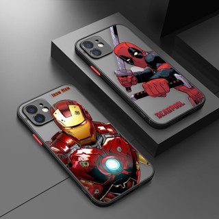 เคสโทรศัพท์มือถือแบบนิ่ม กันกระแทก ลายมาร์เวล เดดพูล ไอรอนแมน สําหรับ iPhone 14 13 12 11 PLUS PRO MAX MINI 6 6S 7 8 PLUS X XS XR X MAX SX MAX SE2020 SE2022