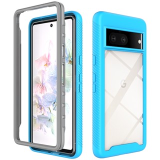 เคสโทรศัพท์มือถืออะคริลิคใส แบบแข็ง กันลื่น สําหรับ Google Pixel 7 Pro 6 6A 7A 8 Pro Pixel7 Pixel8 Pixel6