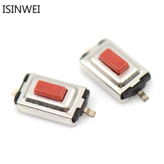 สวิทช์ปุ่มกด 3528 SMD 2 Pin 3 x 6 x 2.5 มม. 5 ชิ้นสำหรับเครื่องเล่น MP 3 MP 4