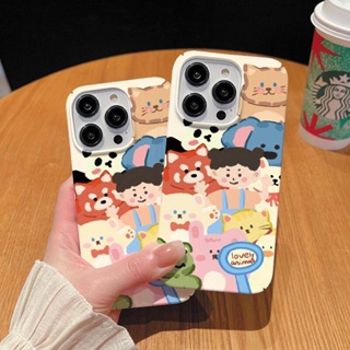 เคสป้องกันโทรศัพท์มือถือ ลายการ์ตูนสัตว์น่ารัก สําหรับ Apple Iphone 14Promax 12 13pro 11 XR XS