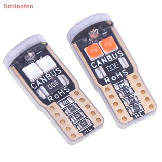 [Smileofen] ใหม่ หลอดไฟอ่านหนังสือ LED แคนบัส T10 3030 6SMD ไม่มีข้อผิดพลาด สําหรับติดภายในรถยนต์ 1 ชิ้น