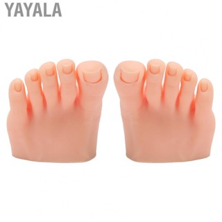 Yayala Practice Fake Foot Model  Nail Display Foot Model Reusable  for Tattoo Salon