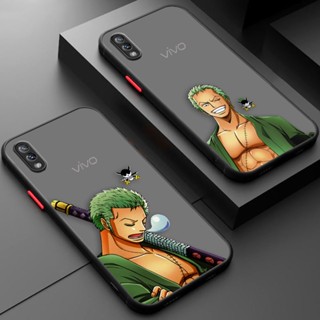 เคสโทรศัพท์มือถือ ผิวด้าน ลายการ์ตูนวันพีช Roronoa Zoro สําหรับ VIVO Y93 Y95 Y91 C I Y85 A Y77 E Y76 S Y75 Y73S Y70 S Y67 Y53 S Y52S Y51 Y50T Y35 Y33S Y20 Y19 Y17 Y16 Y15S V5 S Lite 5G