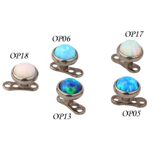 Opal G23 เครื่องประดับ เจาะเล็บ ไทเทเนียมบริสุทธิ์